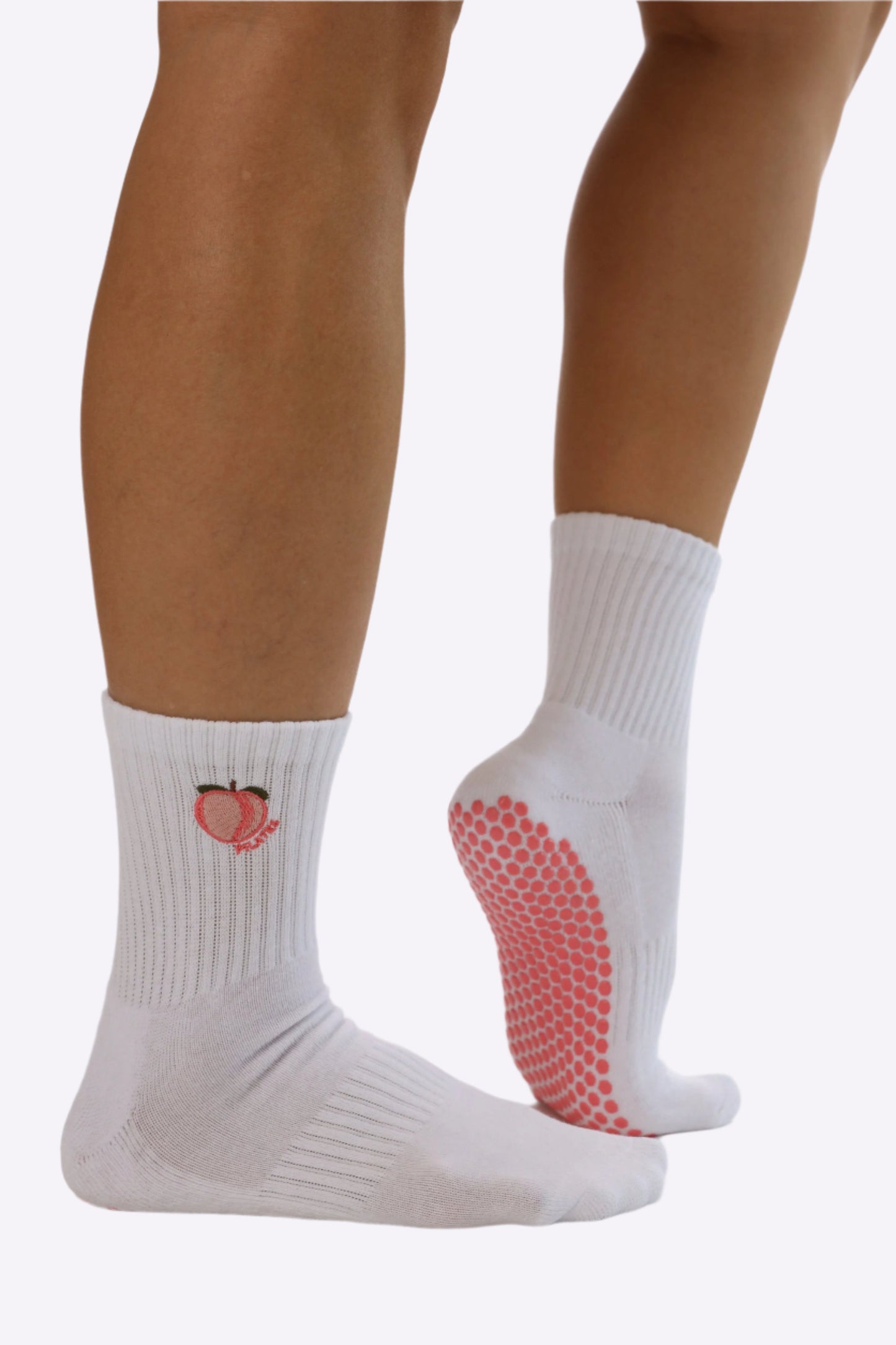 Very Peachy Grip Sox