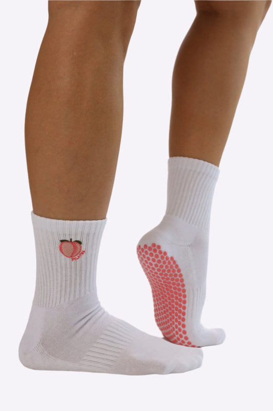 Very Peachy Grip Sox