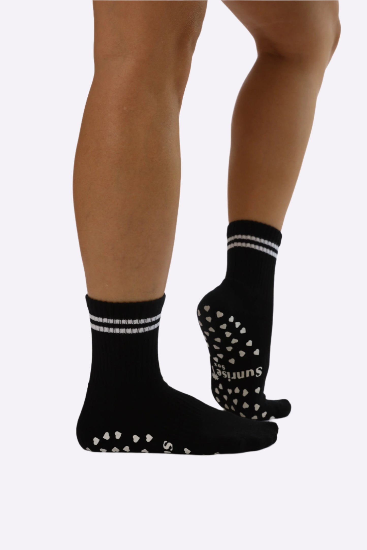 Athlethic Black Grip Sox